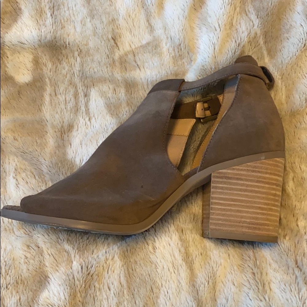 Sole Society Ferris open toe Dark Taupe size 10 - Picture 5 of 10